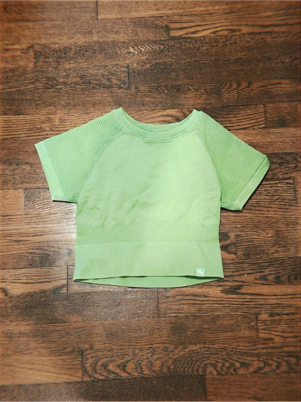 Joy Lab Women’s Short Sleeve Green gym Top